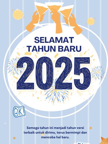 Poster Tahun Baru 2025