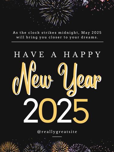 Poster Tahun Baru 2025