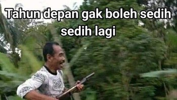 Definisi real dari YOLO. Foto: X/athalahubby