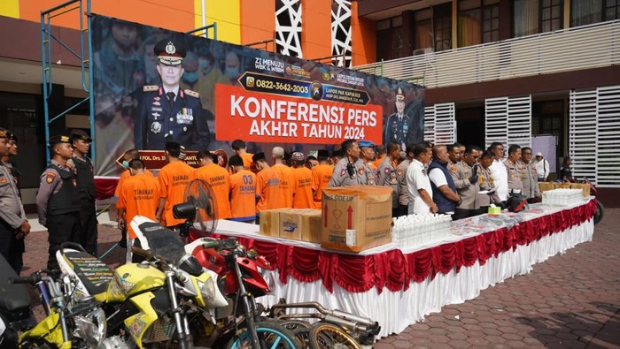Rilis akhir tahun Polres Probolinggo Kota