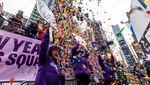 Semarak Times Square Jelang Perayaan Pergantian Tahun
