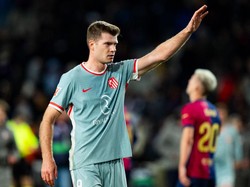10. Alexander Sorloth. Striker Atletico Madrid ini mencetak 26 gol dalam 46 laga selama 2024, namun 18 di antaranya dicetak bersama Villarreal musim lalu. Foto: picture alliance via Getty Image/picture alliance