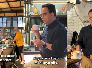 Anies Baswedan Jajal Kehidupan Skena dengan Ngopi di Kafe