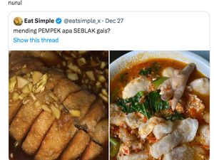 Bikin Kesal! Pempek Palembang Dibandingkan dengan Seblak