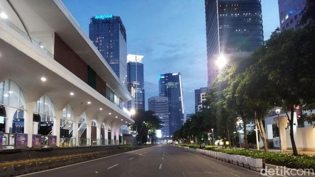 Car Free Night Jakarta. (Kurniawan/detikcom)