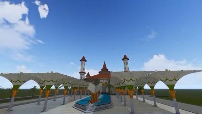 Desain Penataan taman Tugu Al-Quran Alun-alun Cianjur