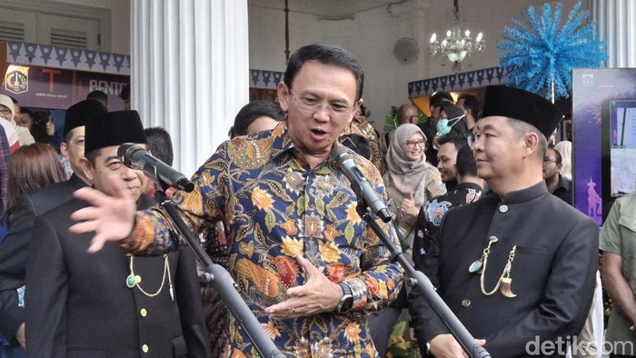 Eks Gubernur DKI Jakarta Basuki Tjahaja Purnama (Ahok) berharap Jakarta menjadi kota modern dan memiliki pemimpin yang visioner. (Taufiq S/detikcom)