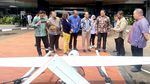 Eks Panglima TNI Yudo Margono Tengok Drone Hasil Daur Ulang Plastik