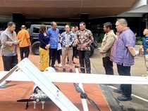 Eks Panglima TNI Yudo Margono Tengok Drone Hasil Daur Ulang Plastik