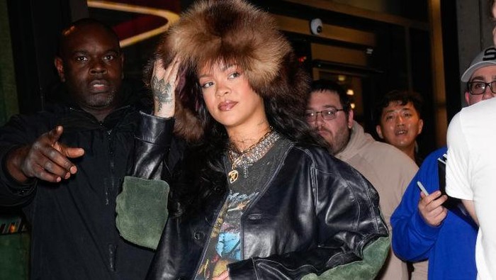 NEW YORK, NY - DECEMBER 29: Rihanna is seen on December 29, 2024 in New York City.  (Photo by XNY/Star Max/GC Images)