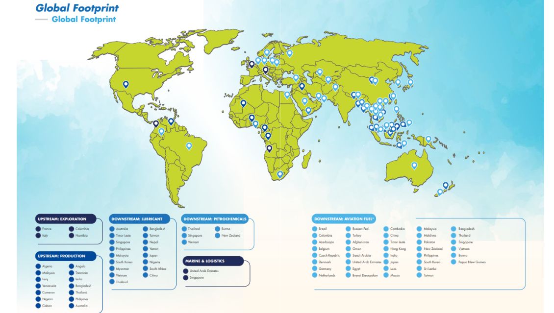 Global Footprint. (Pertamina)