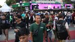 Jelang Malam Tahun Baru Kawasan Bundaran HI Mulai Ramai Warga