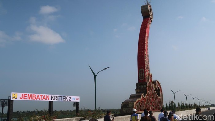 Jembatan Kretek II di Kretek, Bantul.