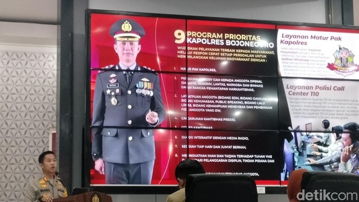 Kapolres Bojonegoro memaparkan sejumlah program Kamtibmas yang mendukung Program Asta Cita Presiden RI.