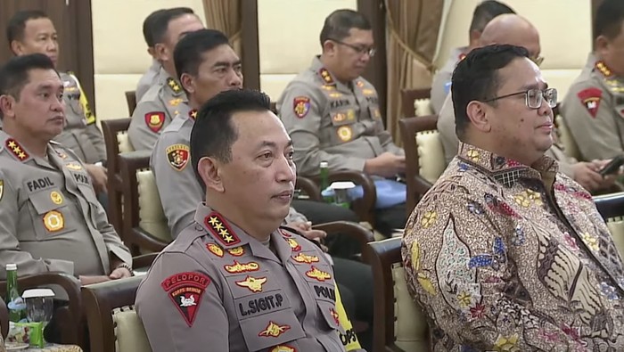 Kapolri Jenderal Listyo Sigit Prabowo di Acara Rilis Akhir Tahun 2024
