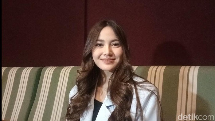 Mahalini saat ditemui di kawasan Jakarta.