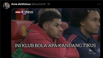 Dengan tren saat ini, MU perlu benar-benar mulai waspada dengan ancaman turun divisi. Apalagi ada sebuah catatan yang cukup menyeramkan untuk tim penghuni urutan 14 di pergantian tahun. Foto: X.com