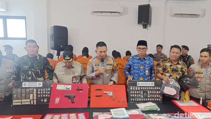 Polres Bogor menggelar rilis akhir tahun 2024.
