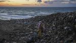 Potret Kamp Pengungsi di Sepanjang Pantai Gaza