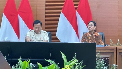 Prabowo dan Sri Mulyani (Isal/detikcom)