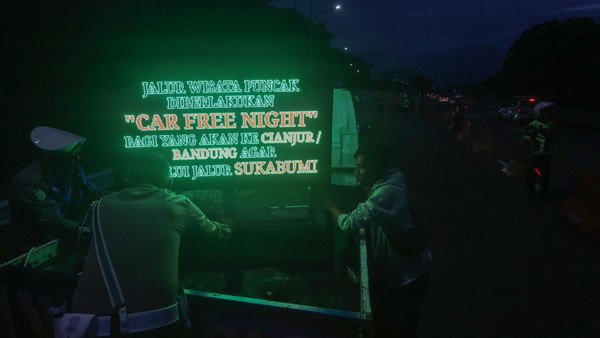 Puncak Bogor Ditutup, Ada Car Free Night Malam Tahun Baru