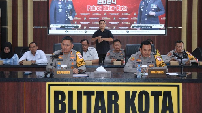Rilis akhir tahun Polres Blitar Kota