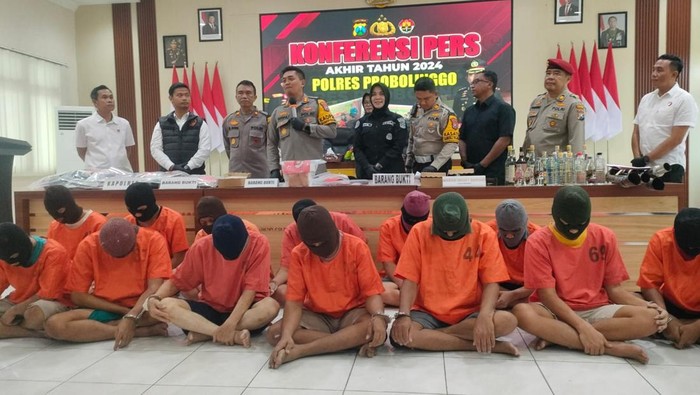 Rilis akhir tahun Polres Probolinggo