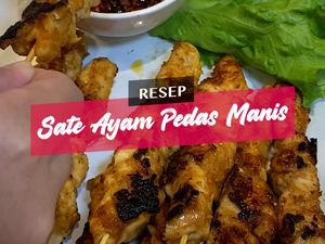 Unik tapi Sedap Sate Ayam Pakai Selai Kacang, ini Resepnya!