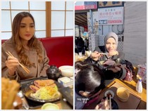 Seru! Ashanty-Aurel Makan Gyukatsu dan Jajan di Pasar Tsukuji Jepang