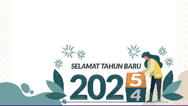 Twibbon Tahun Baru 2025.