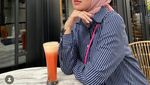 Delia Septianti Hobi Makan di Kafe Sambil Pamer OOTD