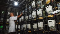 Diskon Tarif Listrik sebesar 50% kepada sekitar 79,3 Juta Rumah Tangga (Pelanggan ≤1300 VA). (ANTARA FOTO/Indrianto Eko Suwarso)