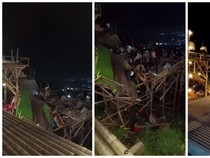 Kafe di Bandar Lampung Ambruk Saat Malam Pergantian Tahun, Pengunjung Terluka