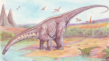 Ingat dinosaurus raksasa ini? Nama sebenarnya adalah Apatosaurus, bukan Brontosaurus. Kesalahan tersebut muncul dari perdebatan antara dua paleontolog (Foto: GettyImages)  
