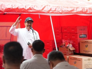 Resmikan Lumbung Sosial di Kediri, Mensos Pesan agar Tak Disalahgunakan