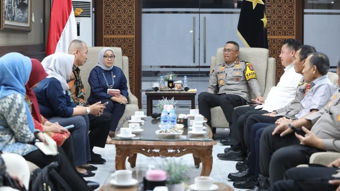 Menteri PPPA bertemu Kapolda Jatim