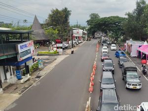 Libur Tahun Baru, Volume Kendaraan Keluar dari Kota Batu Meningkat