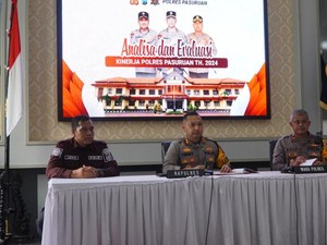 Polres Pasuruan Beberkan Capaian 2024, Pemberantasan Narkoba Menonjol