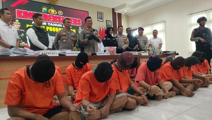 Rilis akhir tahun Polres Probolinggo