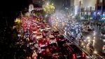 Semarak Malam Tahun Baru 2025 di Kota Surabaya