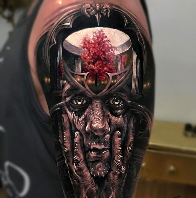 Super Keren! Seni Tato Surealis Tampak Seperti Sungguhan