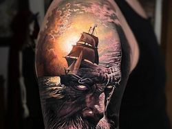 Super Keren! Seni Tato Surealis Tampak Seperti Sungguhan