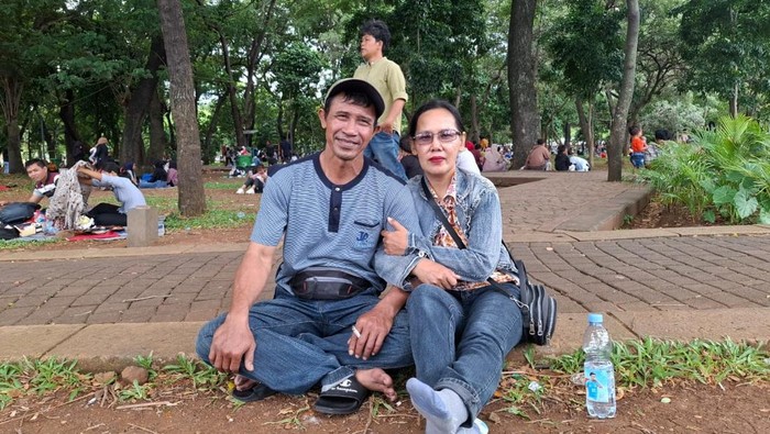 Wardito dan istrinya (Adrial/detikcom)