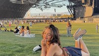 Gayanya menghadiri Festival musik Coachella.