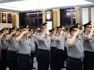10.548 Perwira Polri Dapat Kenaikan Pangkat