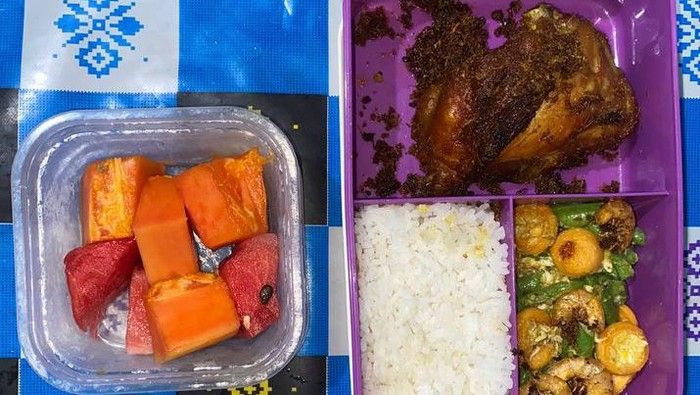 Bikin Haru! Anak Ini Dibekali Timun Rebus dan Tempe oleh Sang Ibu