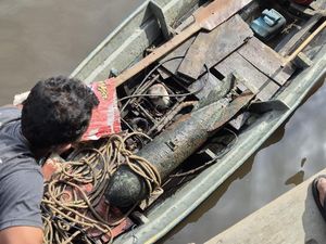 Warga Temukan Bom Berukuran Besar di Sungai Silau Tanjung Balai