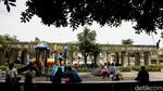 Duh, Fasilitas Playground Alun-alun Pamulang Mulai Rusak