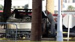 Geger Tesla Cybertruck Meledak di Depan Hotel Milik Trump