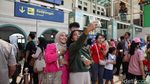 H+2 Tahun Baru, Penumpang Padati Stasiun Senen